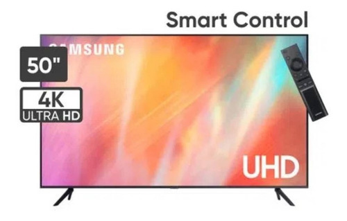 Imagen 1 de 6 de Samsung Televisor 50 Uhd Smart 4k Crystal 50au7000 - Negro