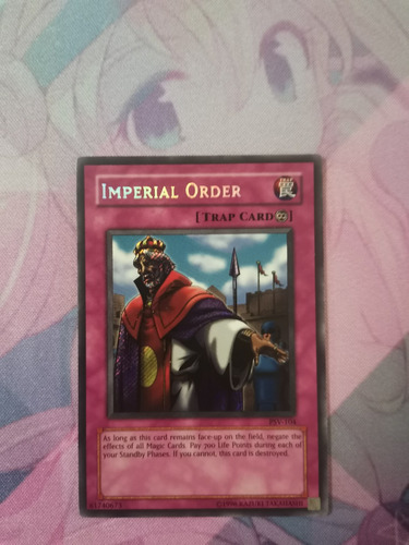 Imperial Order 1996 Psv 104 Secret Yugioh