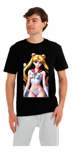 Playera Sailor Moon Diseño 297 Anime Playeras Beloma