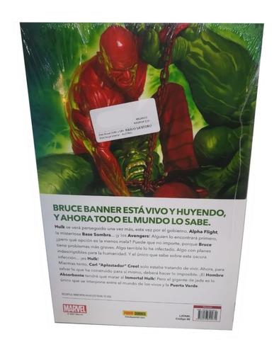 Imagen 2 de 6 de Comics Marvel El Inmortal Hulk La Puerta Verde Panini Comics