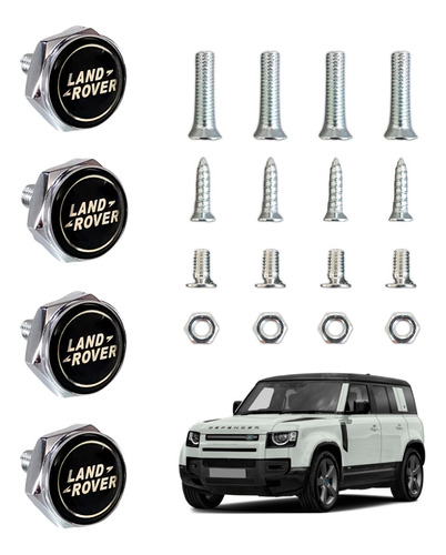 Tornillos Placa Land Rover Kit De Lujo 4 Unidades