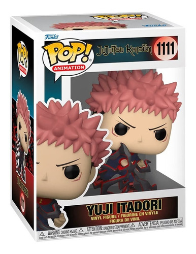 Figura De Accion Yuji Itadori 1111 De Jujutsu Kaisen Funko Pop Animation