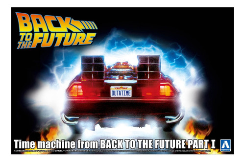 Model Kit Aoshima 1/24 Back To The Future 1 Time Machine