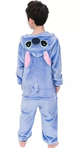 Pijama Mameluco Unisex Niños Disfraz Cosplay Stitch niñas pijamas para bebe  anime cosplay ropa de anime invierno mamelucos mameluco de dinosaurio  95cm-145cm edad 4-14, Moda de Mujer