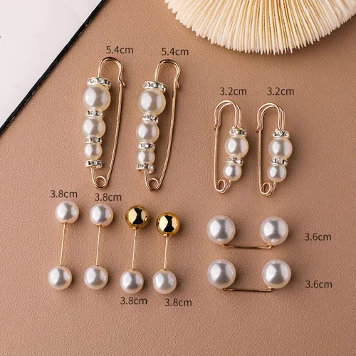 10 Piezas Broche Pins Suéter Chal Clips Set Cintura