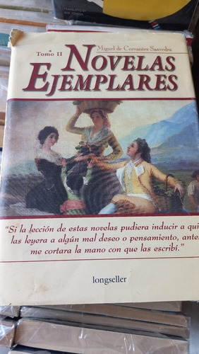 Novelas Ejemplares 2 Miguel Cervantes Long Seller Tapa Dura 