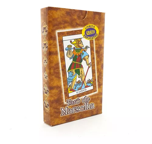 Baralho O Tarô De Marselha 22 Cartas Tarot Arcanos Maiores com