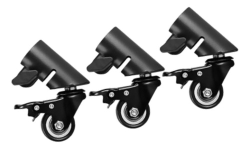 // 3 Piezas Ruedas Giratorias De Ruedas De Altavoces Kit Kit