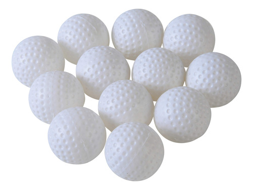 Pelotas De Golf De Plastico De Calidad, Paquete De 12