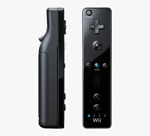 Joystick Inalámbrico  Wii Remote Motion Plus Negro Con Funda
