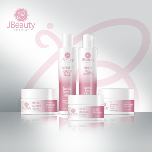 Kit Limpeza De Pele Completo Jbeauty 5 Itens Alto Rendimento