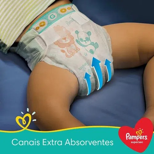 Fraldas Pampers M