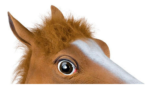 Mascara De Caballo Cabeza Disfraz Latex Cosplay Party