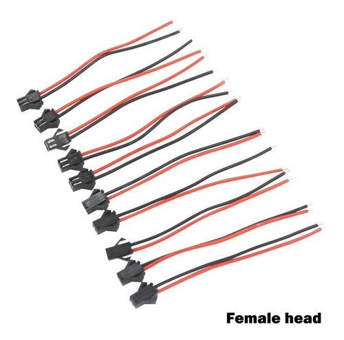 Imagen 6 de 6 de Set Conector Macho- Hembra Con Cable Para Unir Tiras Led