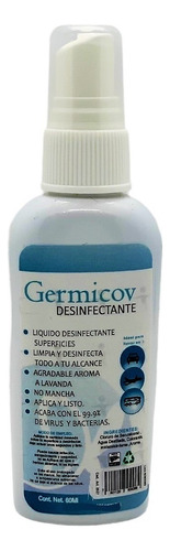 Desinfectante C/atomizador 60ml Practico Exhibidor C/10 Pz