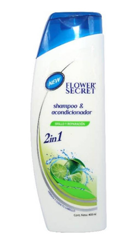 Shampoo & Acondicionador 2x1 Limón Flowersecret 400 Ml