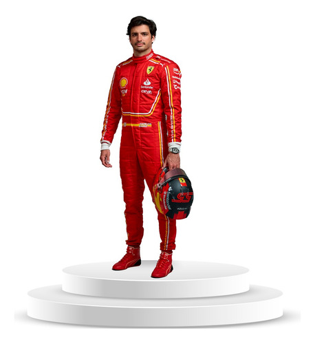 Figura De Carlos Sainz Jr F1 A Tamaño Real De Coroplast