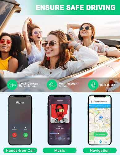 Receptor 5.0 Para Coche, Adaptador Aux Noise Cling, Música
