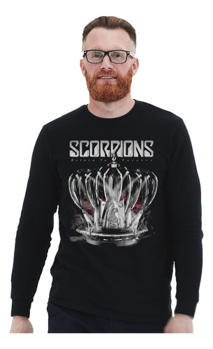 Polera Ml Scorpions Return To Forever Rock Impresión Directa