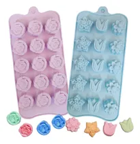 Comprar Molde Silicon Flores Rosas Para Velas Jabones Repostería