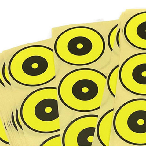 Hw 250 Uds/25 Hojas Pegatinas De Objetivos De Amarillo