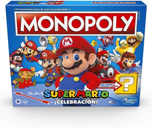 Monopoly Super Mario Celebración En Español Monopolio