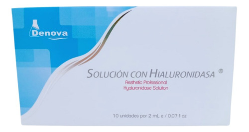Solución Hialuronidasa 10ux2ml - mL a $6420