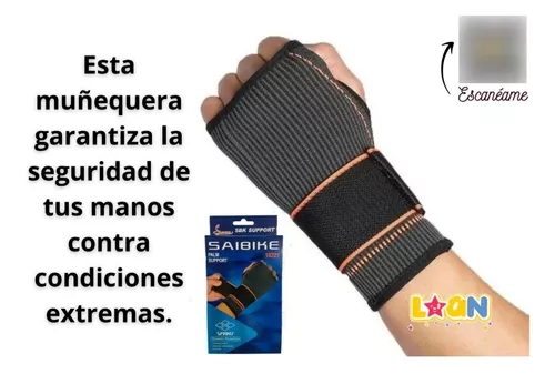 Muñequera Velcro Venda Soporte Muñeca Tendinitis Deportes