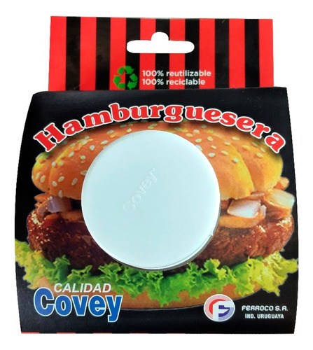 Hamburguesera Manual Molde Hamburguesas Covey Mf Shop