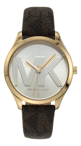 Michael Kors Mk2862 Reloj Para Mujer Con Correa De Cuero Mar