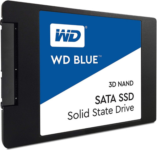 Disco sólido SSD interno Western Digital  WDS500G2B0A 500GB azul