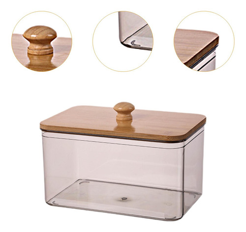 Caja De Almacenamiento De Escritorio Soporte De Gris Claro