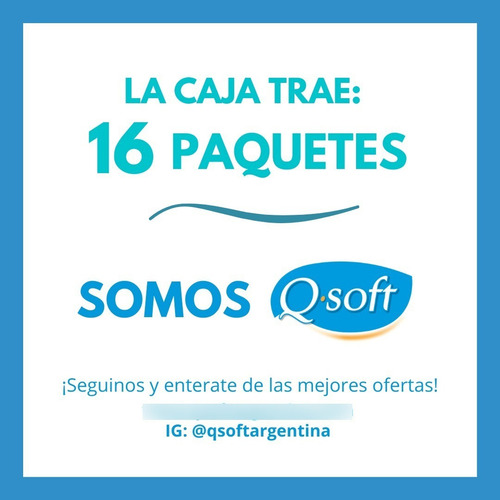 Imagen 3 de 6 de Toallitas Húmedas Premium Q-soft Clásicas (16 Paquetes)