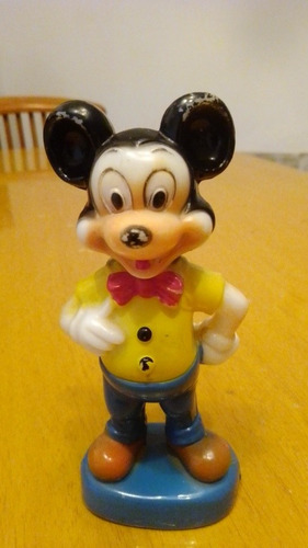 Figura Mickey Mouse De Baquelita Hecho Hong Kong Años 60s  