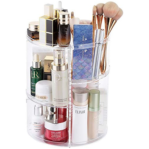 360 Rotating Makeup Organizers, Bathroom Lazy Organizer...