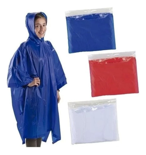 Poncho Capa Para Niño  Impermeable Lluvia En Pvc