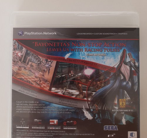 Bayonetta Original Mídia Física Lacrado Novo Ps3
