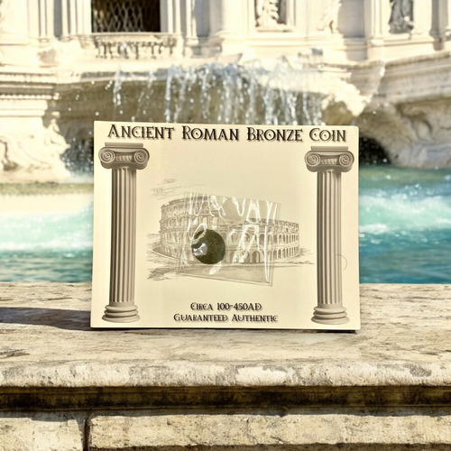 Auténtica Moneda Del Imperio Romano Circa 100 - 450 D Cristo (Usado)