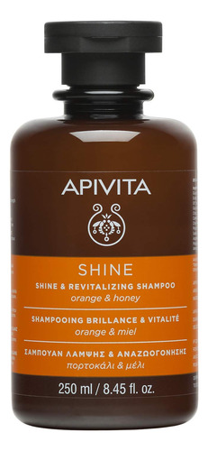 Apivita Shine & Champu Revitalizante Para Hombres Y Mujeres,