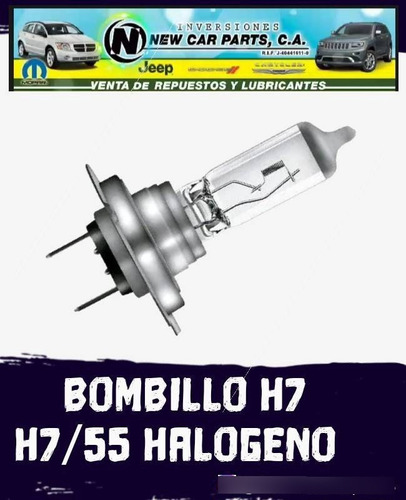 Bombillo H7 /55 Halogeno 