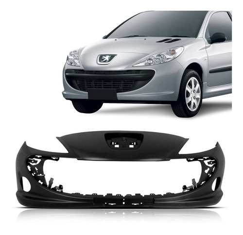 Parachoque Dianteiro Peugeot 207 12 11 10 09 08 Com Furo