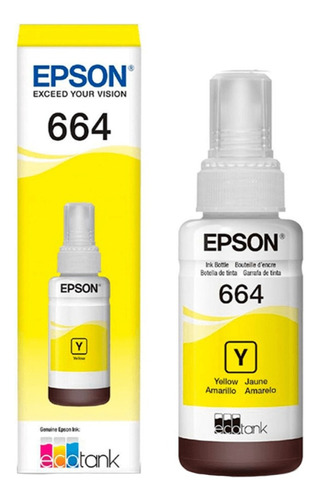 Tinta Epson Original Yellow 664