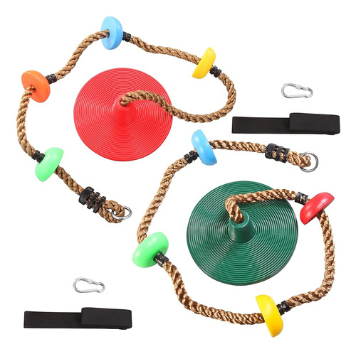 2 Pack Climbing Rope Tree Swing Con Cuerda De Escalada Y Pla