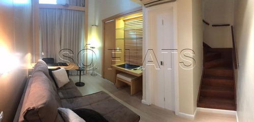 Imagem 1 de 15 de Flat International Duplex Moema Para Morar Ou Investir Confira ! - Sf24740