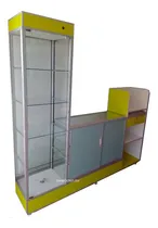 Comprar Vitrina Torre Aparador Exhibidor Mostrador Modulo Caja 1.90 