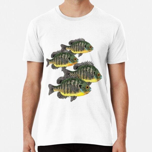 Remera Bluegill Sunfish School Algodon Premium