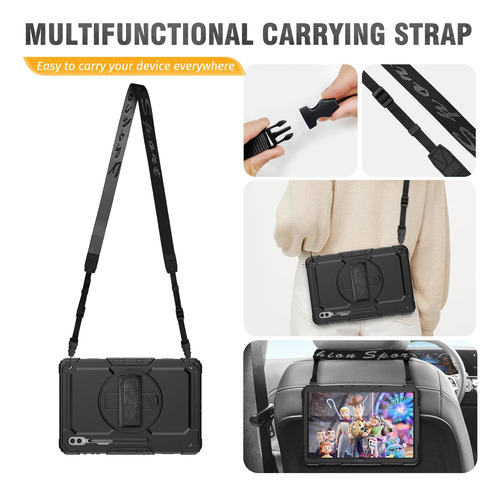 Funda Hxcaseac Para Samsung Galaxy Tab S7 Fe 5g Case 12.4 I.