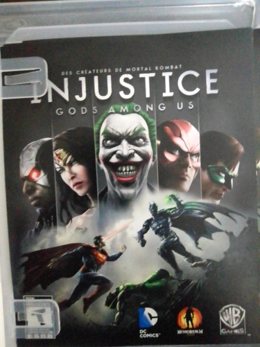 Injustice Ps3 Gods Among Us Fisico Original Disco Garantia