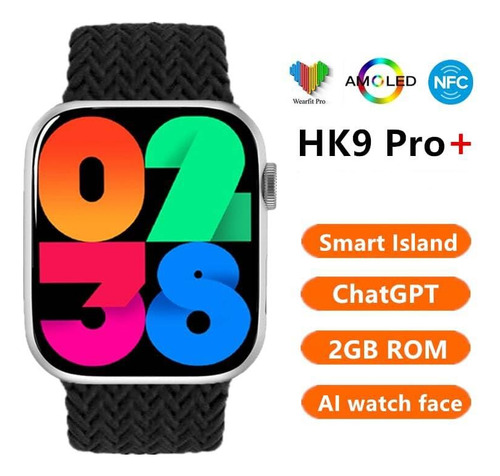 Hk9 Pro Más Smart Watch Fitness Tracker With Heart Nwdtw