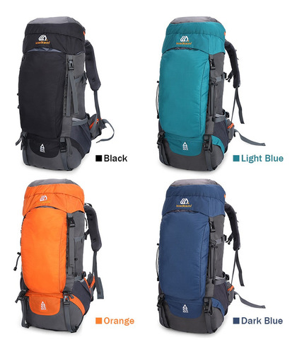 R 65l Senderismo Mochila Impermeable Deporte Al Aire Libre